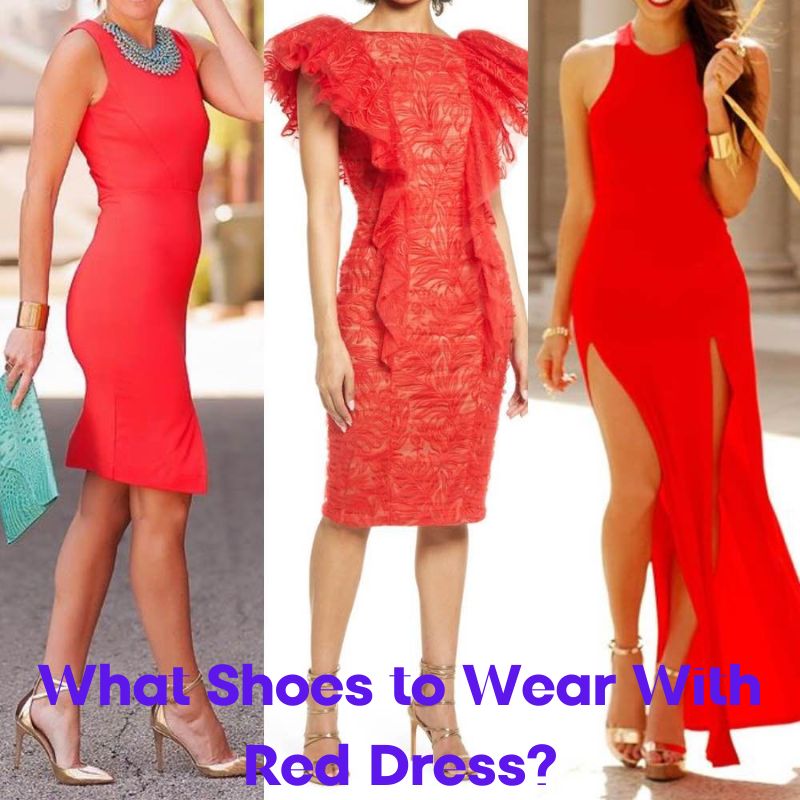 shoes to wear with red dress