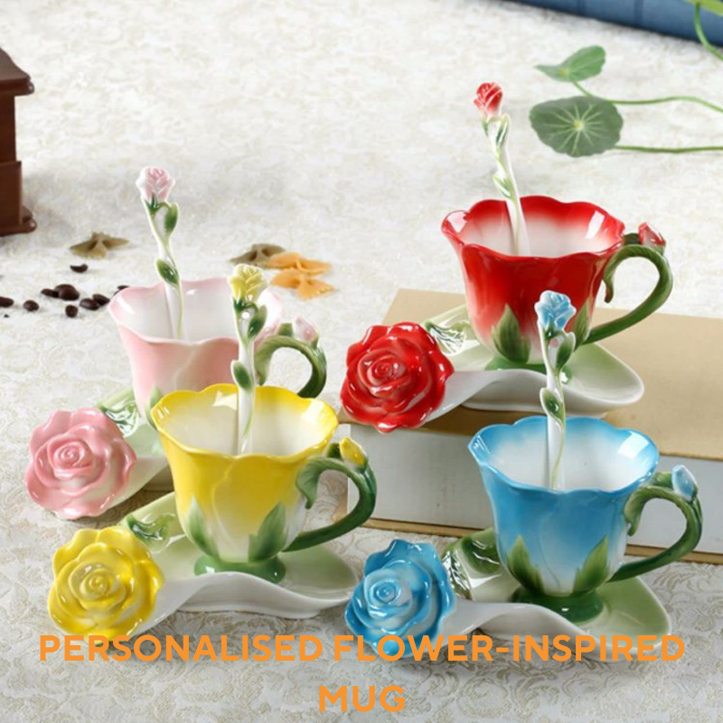 Top Gifts for Florists: Thoughtful Presents to Delight Your Floral Enthusiasts 8 Personalised Flower-Inspired Mug